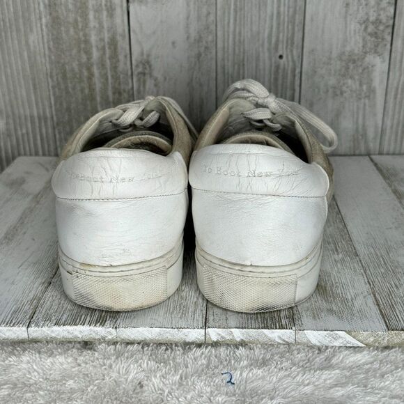 To Boot New York ADAM DERRICK Cream Suede Sneakers Mens Size 9 - Picture 8 of 12